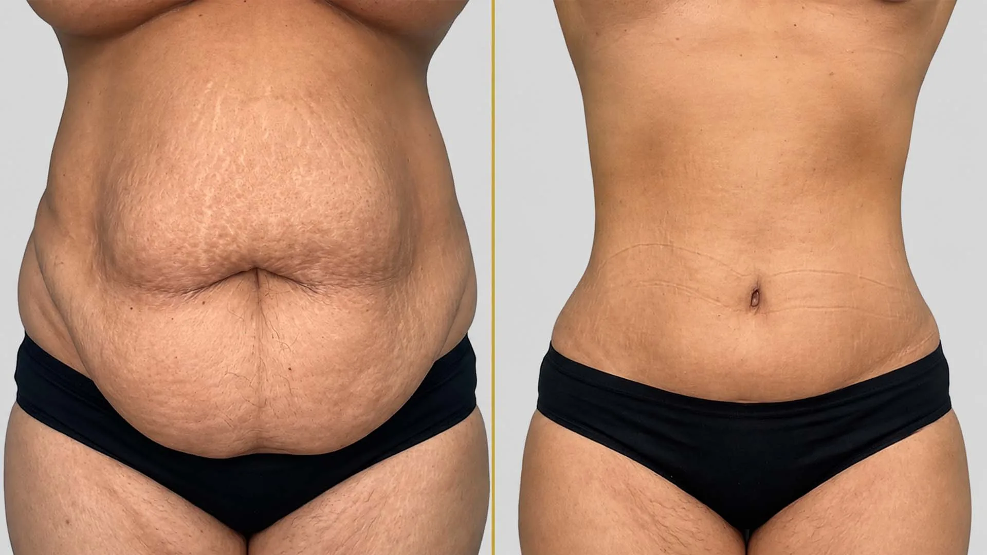 Tummy Tuck before and after result - The Hair and Shape Clinic, Mumbai