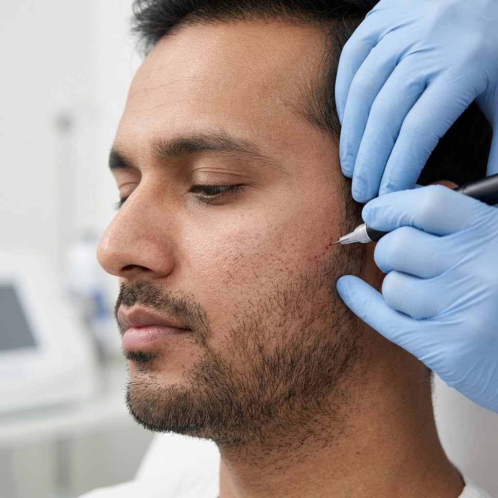 Beard Hair Transplant in Mumbai - The Hair and Shape Clinic